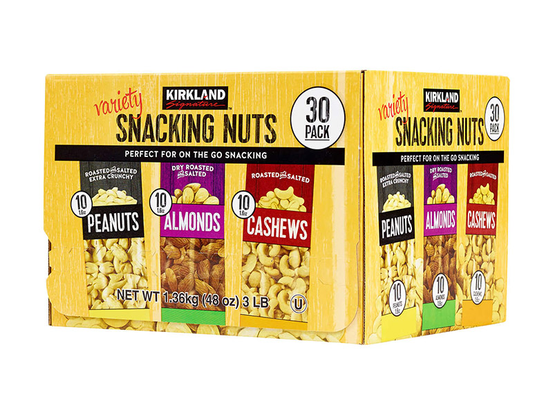 Home All Products Allergens Peanuts Kirkland Snacking Nut Variety Pack ...