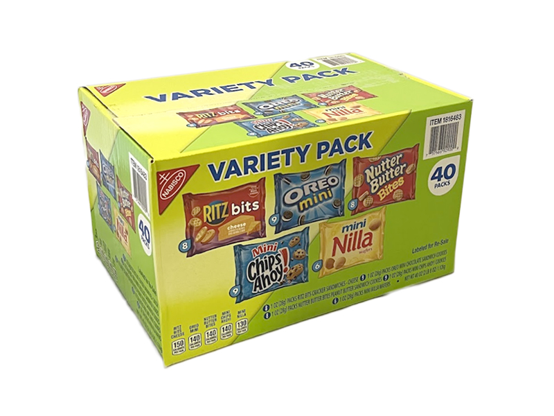 Home All Products Allergens Wheat Nabisco Cookie and Snack Variety Pack ...