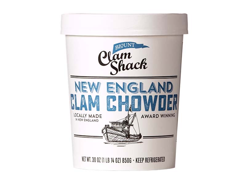 Blount Clam Shack New England Clam Chowder, 30 oz. tub EACH