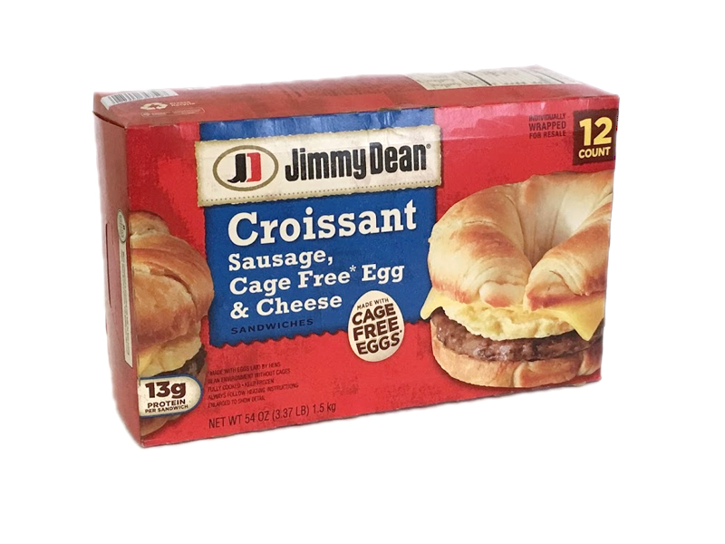 Jimmy Dean Sausage Egg & Cheese Croissant Iw 12 4.5 Oz. Each